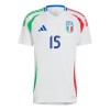 Camiseta de fútbol Italia Giorgio Scalvini 15 Segunda Equipación Euro 2024 - Hombre